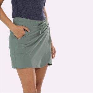 Patagonia Fleetwith Faux Wrap Skort Green Women’s XS Casual Athletic